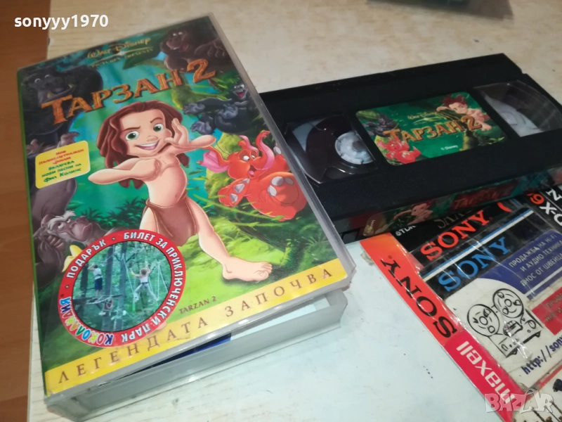 ТАРЗАН 3-ORIGINAL VHS VIDEO TAPE 2209251258, снимка 1