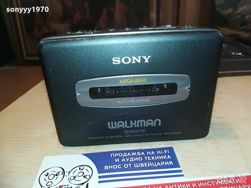 sony wm-ex508 walkman-made in japan-mettal, снимка 1