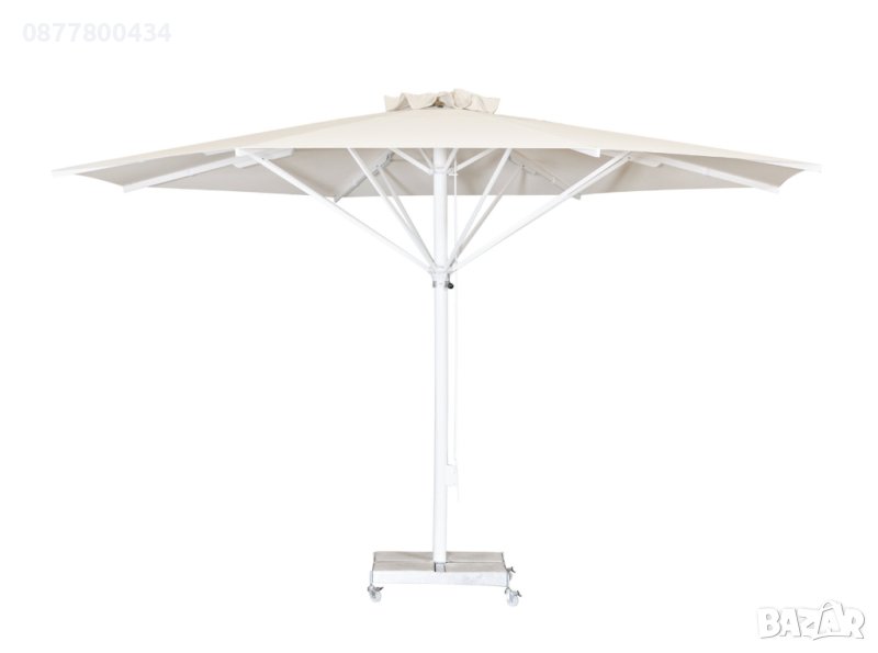 Професионални алуминиеви чадъри по поръчка с гаранция-от Ø2 м. до 6/6м.За плаж,заведение,басейн, снимка 1