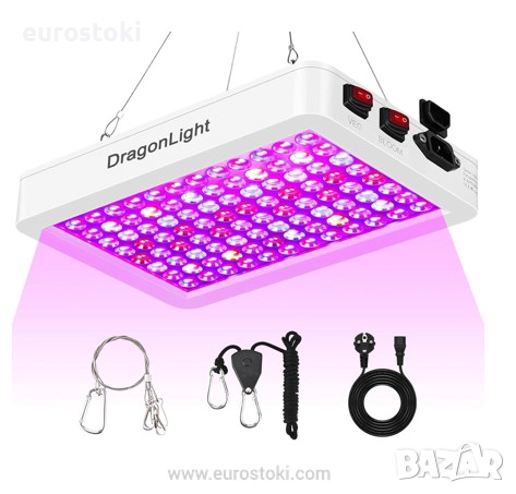 Висяща LED лампа за отглеждане на растения DragonLight BW1000, 45W, таванна LED лампа за растения , снимка 1