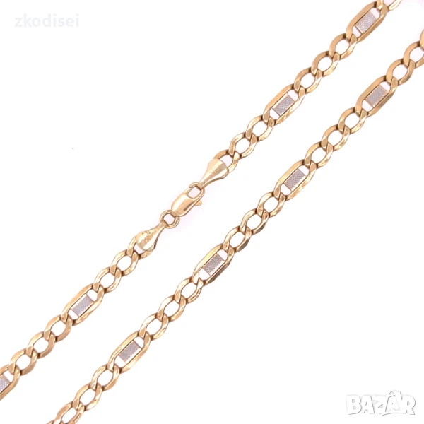 Златен синджир 11,34гр. 57,6см. 14кр. проба:585 модел:31435-1, снимка 1