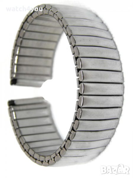 НОВА СТОМАНЕНА ЛАСТИЧНА ВЕРИЖКА ЗА ЧАСОВНИК.ЛАСТИЧНИ ВЕРИЖКИ ЗА ЧАСОВНИЦИ РАЗТЕГАТЕЛНА ВЕРИЖКА , снимка 1