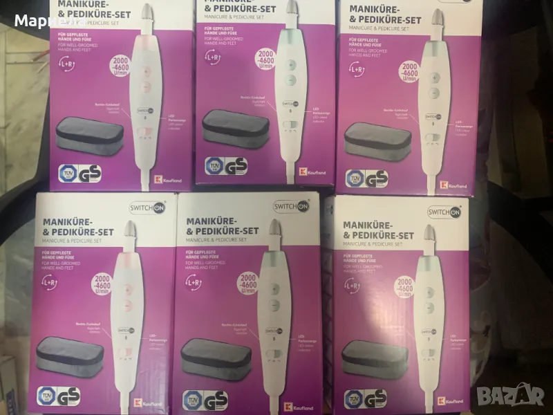 Електрическа Пила за Маникюр и Педикюр с Приставки, снимка 1