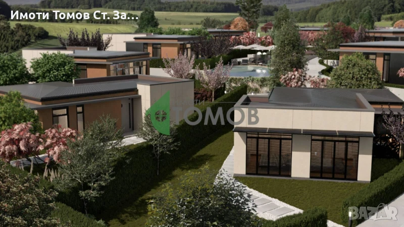 ЕКСКЛУЗИВНО! Луксозни едноетажни къщи в жилищен комплекс "Хабитат", снимка 1