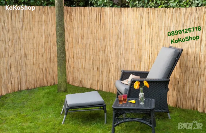 Тръстикова ограда-2х3 метра/декоративна тръстикова  ограда, снимка 1