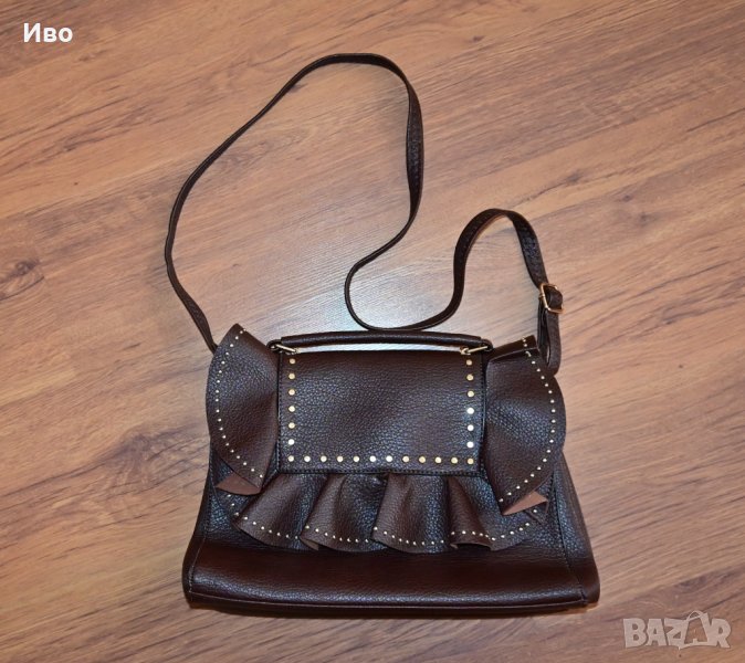 Нова кафява дамска чанта Franceska Rossi, снимка 1