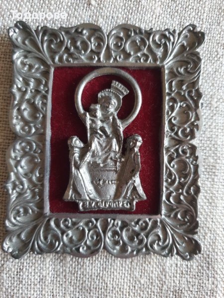 Стара метална иконка, снимка 1