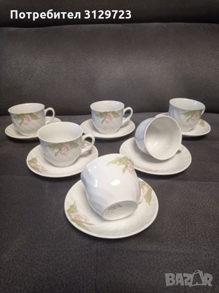 Български порцеланов сервиз за кафе, снимка 1