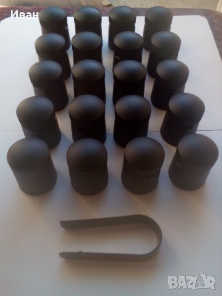 Високо качество пластмаса/метал капачки за болтове на джанти -17 и 19 мм + ПОДАРЪК, снимка 1