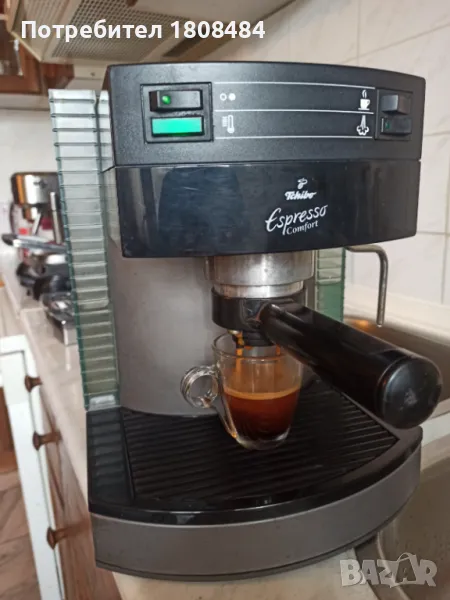 Кафемашина Саеко Чибо с ръкохватка с крема диск, работи перфектно , снимка 1