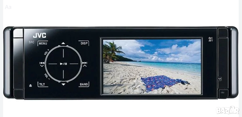 JVC El Kameleon KD-AVX44 тъчскрийн 3.5 Инчов Bluetooth, DVD, CD, USB плеър, снимка 1