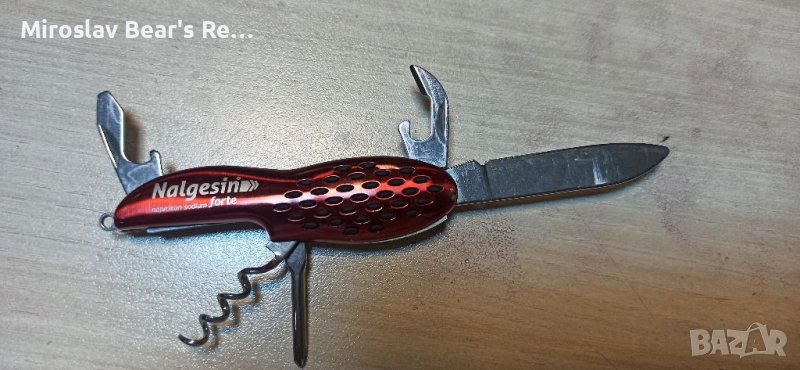 6 компонентно туристическо ножче - рекламно , снимка 1