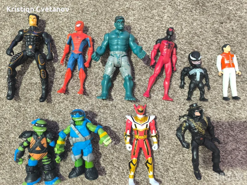 power rangers, hulk spider man zorro, wolverine, снимка 1