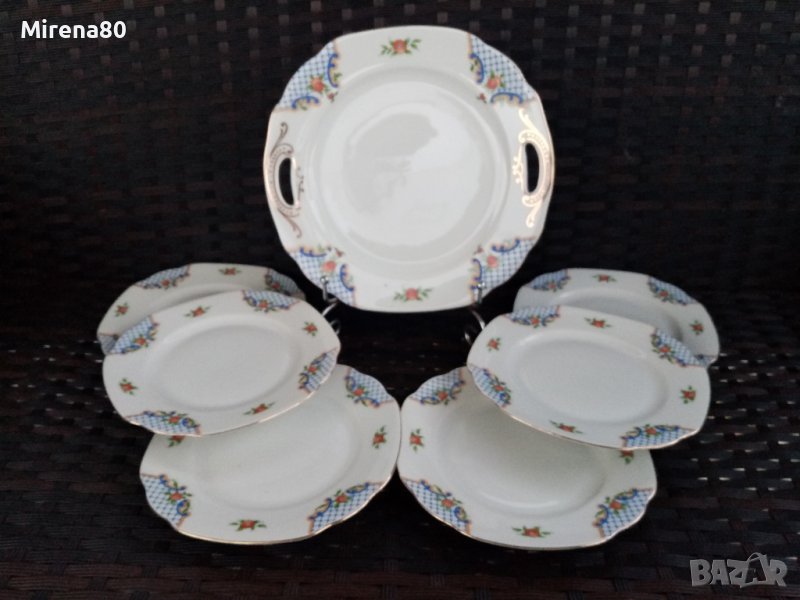 * MZ - Czechoslovakia * - тортен сервиз на 100 г., снимка 1