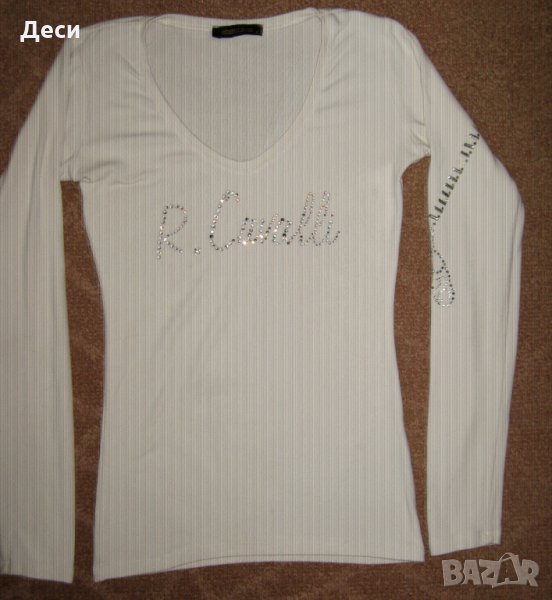 Roberto Cavalli Дамска блуза тениска р-р S, снимка 1