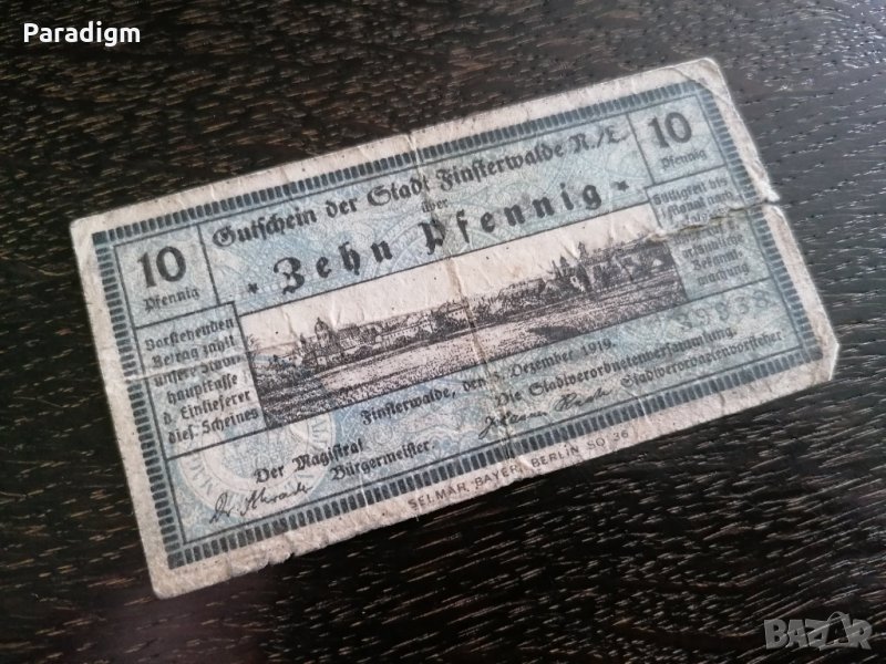 Банкнота нотгелд - Германия - 10 пфенига | 1919г., снимка 1