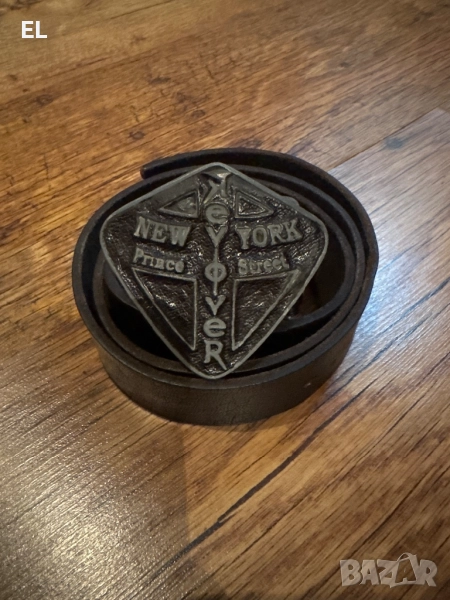 Мъжки колан с катарама 100%кожа , снимка 1