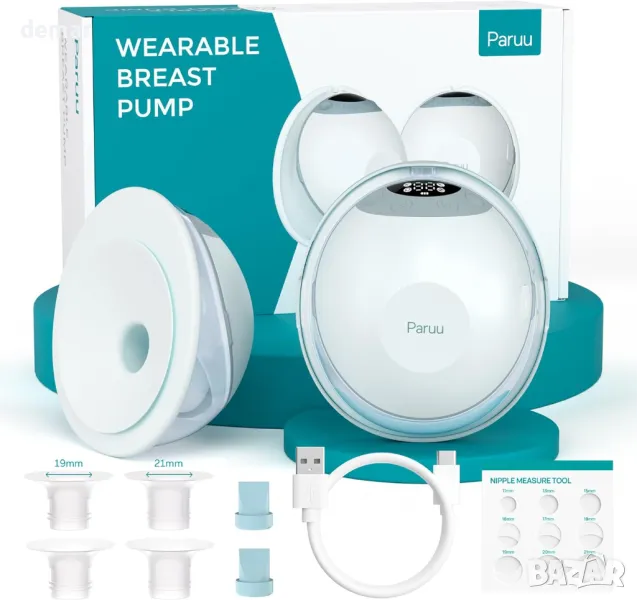 Електрическа помпа за кърма Paruu P20, 4 режима и 12 нива, 19/21/24 мм, 2 броя, снимка 1