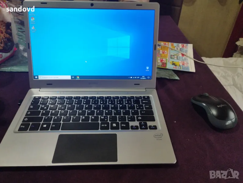 хубав лаптоп DENVER 11,6 FULL HD 100лв, снимка 1