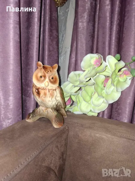 Голям порцеланов бухал, снимка 1