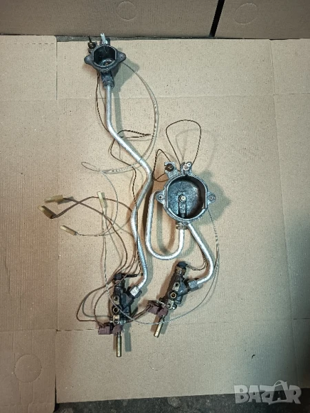 Газовa основа, кран, накрайник за запалка и защита за indesit 8, снимка 1