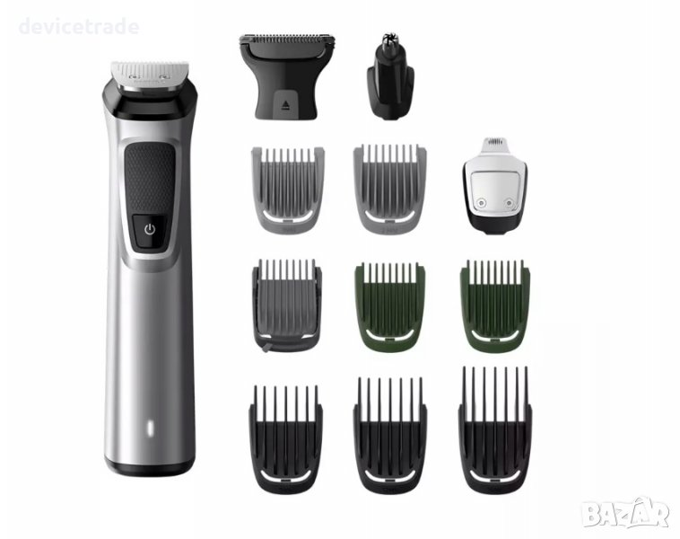 Тример за коса и брада 13 in 1 Philips Multigroom MG7715/15, снимка 1