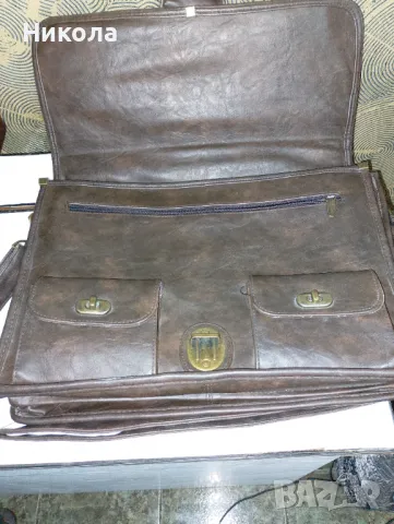 Мъжка чанта от естествена кожа, снимка 3 - Чанти - 49972511