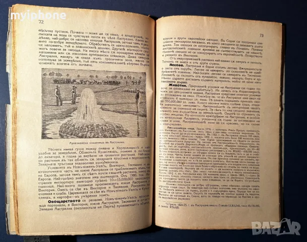 Стара Книга География Учебник за Средните Училища 1927 г ., снимка 5 - Антикварни и старинни предмети - 49529107