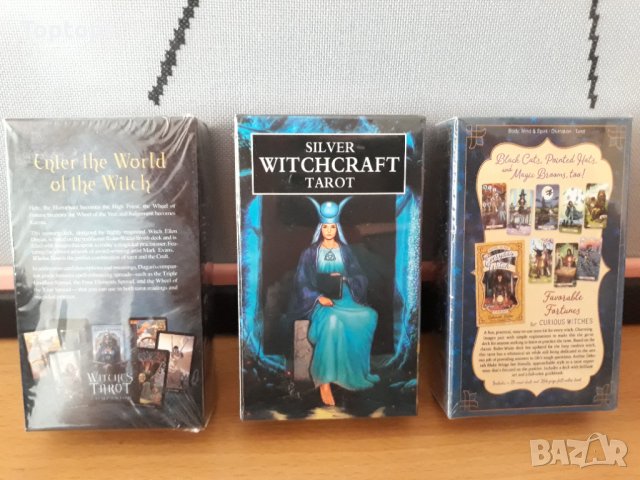 Таро карти: Witches Tarot & Silver Witchcraft Tarot & Everyday Witch Tarot, снимка 2 - Карти за игра - 33679329
