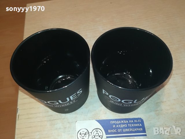 ЧЕРНИ ЧАШИ ЗА УИСКИ 2БР 1312231033, снимка 6 - Чаши - 43391214