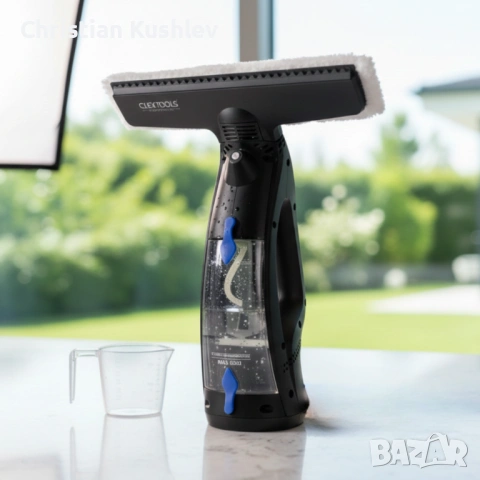 Прахосмукачка за прозорци OSSTOOLS 3 в 1 – Безжично почистване без капки и мокри следи, снимка 4 - Друга електроника - 53279775