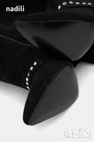 НОВИ елегантни ботуши с ток, снимка 3 - Дамски ботуши - 50345493