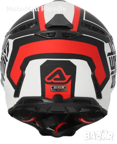 КАСКА Acerbis PROFILE 5 WHITE/RED, снимка 3 - Аксесоари и консумативи - 49127752