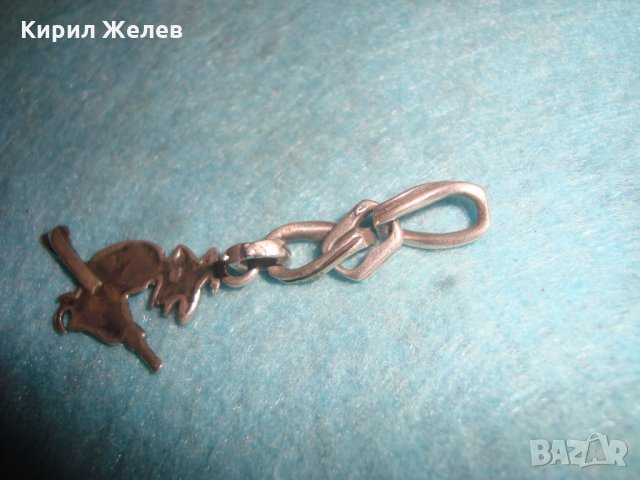 СРЕБЪРНА БАБА ЯГА СТАРА СРЕБЪРНА ФИГУРКА ВИСУЛКА ИЗЦЯЛО РЪЧНА МАЙСТОРСКА АРТ ИЗРАБОТКА УНИКАТ 21915, снимка 12 - Колекции - 34753894