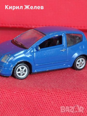Метална количка CITROEN C2 MADE IN CHINA WELLY за КОЛЕКЦИЯ ДЕКОРАЦИЯ 17004, снимка 7 - Колекции - 40685480