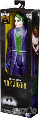 Фигура Джокера Батман Batman 30см The Dark Knight Joker Spin Master, снимка 6 - Фигурки - 51215157