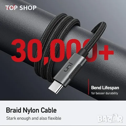 Универсален USB C хъб многопортов адаптер с 4 порта за трансфер на данни, снимка 4 - Кабели и адаптери - 49451754