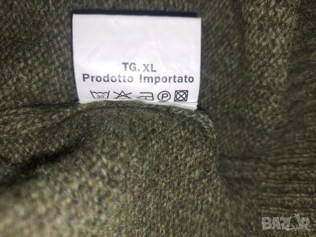 Conbipel (XL) мъжки вълнен пуловер 100% Lambs Wool, снимка 8 - Пуловери - 52125830