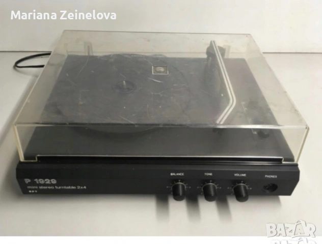 Грамофон със вграден усилвател, снимка 3 - Грамофони - 53453589