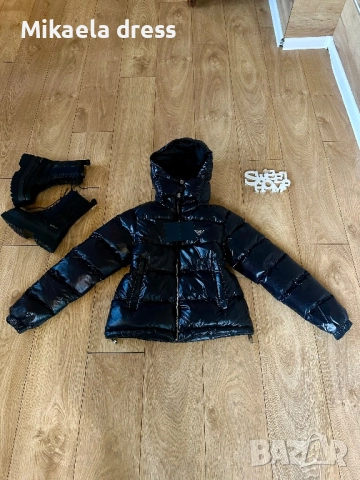 Разкошно суперудобно топло зимно ежедневно яке в черен цвят.С М Л размер, снимка 9 - Якета - 52286440