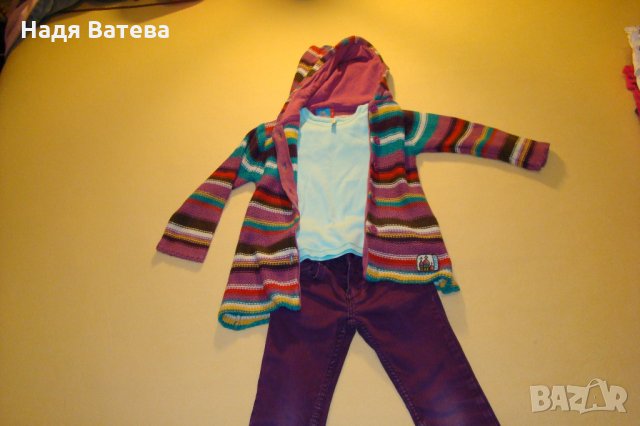 Страхотен лот BENETTON, H&M и уникална жилетка на TOPOLINO  5 г. момиче., снимка 3 - Детски комплекти - 26905583