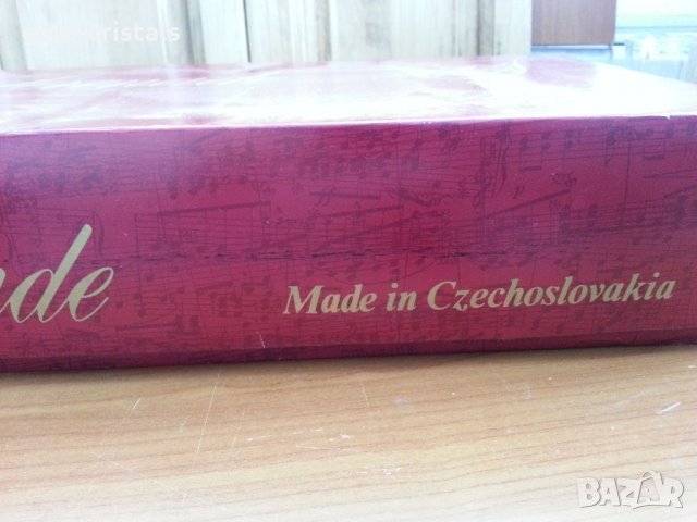 Кристални чаши Бохемия Чехословакия, снимка 6 - Антикварни и старинни предмети - 34728072