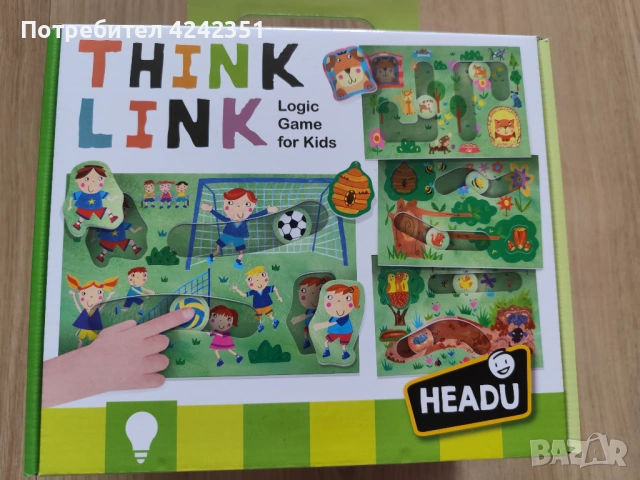 Логическа игра Think Link – Headu, снимка 3 - Образователни игри - 53298282