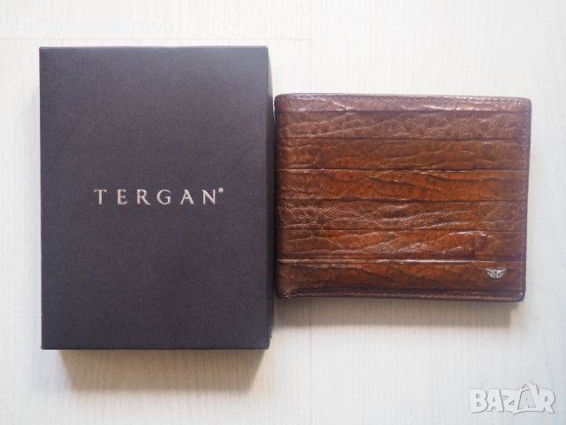 Мъжки портфейл от естествена кожа Tergan, снимка 1 - Портфейли, портмонета - 40814871