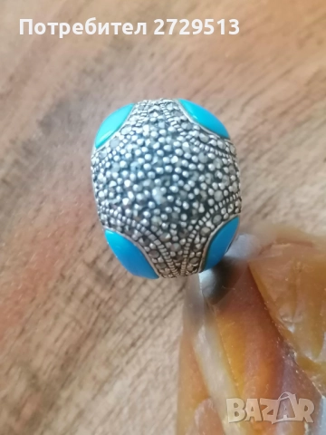  Сребърен пръстен, снимка 16 - Пръстени - 52186555