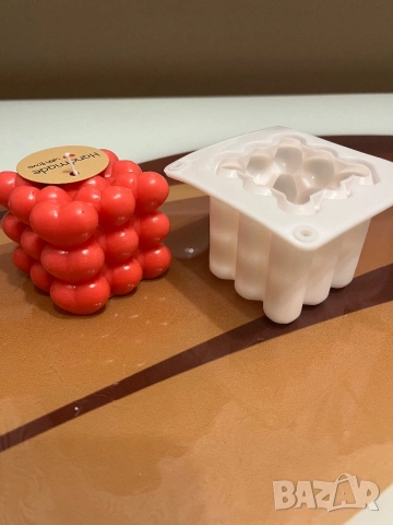 Силиконови молдове за свещи и изделия от шоколад, снимка 6 - Декорация за дома - 53484856