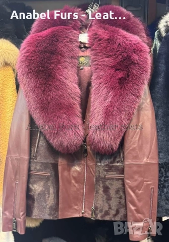 Висок клас палто от естествена кожа, снимка 8 - Палта, манта - 51920349