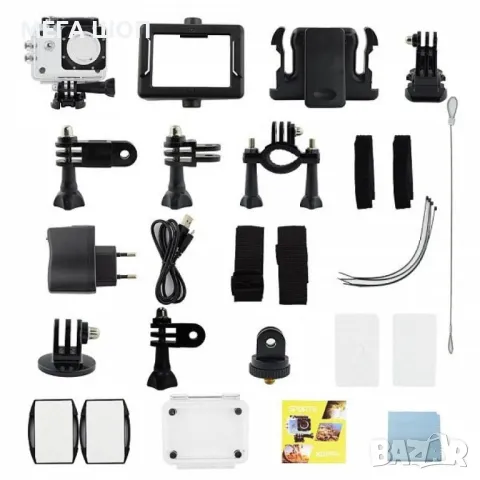 Водоустойчива спортна екшън камера 4K Ultra HD, снимка 9 - Камери - 50224491
