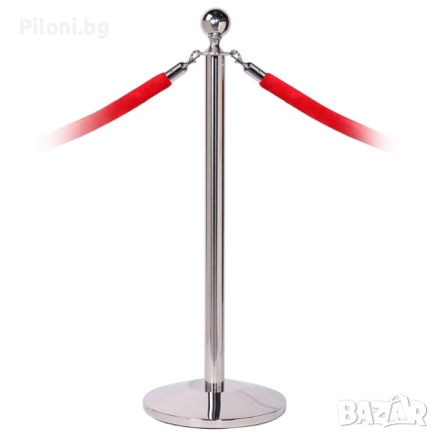 Ограничителна стойка/колче с въже с цвят по избор, снимка 4 - Друго търговско оборудване - 52811316