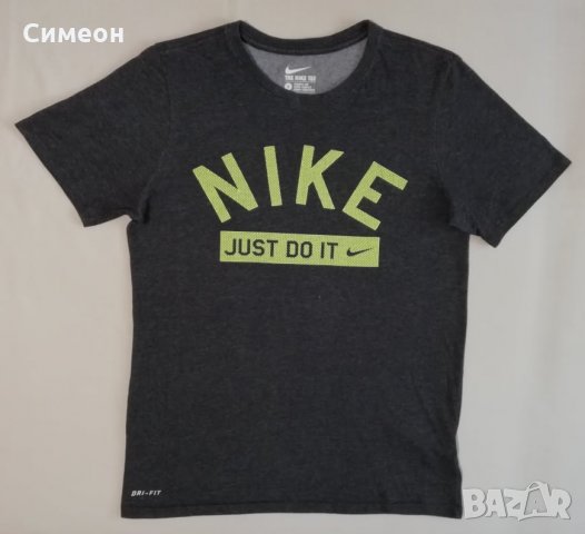 Nike DRI-FIT Just Do It оригинална тениска S Найк памук спорт фланелка, снимка 1 - Спортни дрехи, екипи - 33606107
